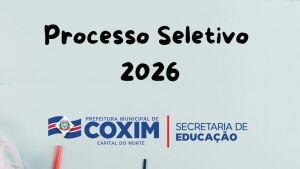 Prefeitura de Coxim abre Processo Seletivo para contratação temporária de profissionais da Educação