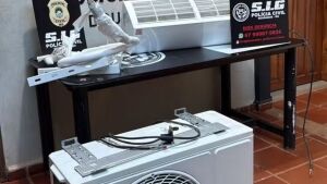 Homem é preso por furtar ar-condicionado de unidade de saúde e instalar em casa em MS