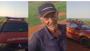 Cães farejadores e drones reforçam buscas de idoso coxinense que deixou unidade terapêutica em MS