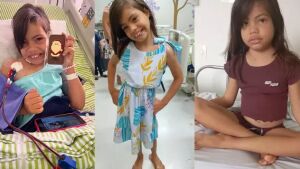 De Douradina em MS, menina recebe transplante de rim após somente 2 meses de espera