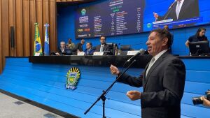 Gerson Claro solicita motocicletas para o 13&ordm; Batalhão da PM em Paranaíba