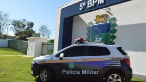 Polícia Militar em Coxim prende homem em flagrante por furto 