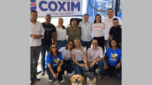 Vereadora Lúcia da AAVC participa do lançamento da Caravana da Castração em Coxim