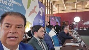 Senador Nelsinho Trad destaca impacto econômico e ambiental na abertura da COP15, em Campo Grande