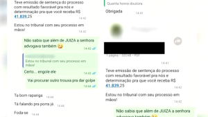 Nome de juíza de MS é usado para golpe em MS: 'vai procurar outro trouxa'
