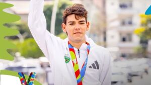 Talento revelado pela Strong Bike Coxim conquista prata no Panamá 