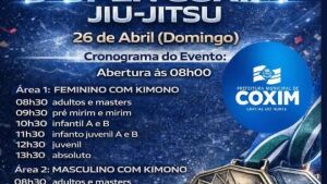 No próximo dia 26 de abril acontece o 3&ordm; Open Coxim de Jiu-Jitsu