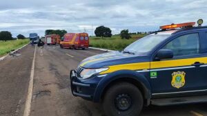 Acidente entre ônibus e carro deixa 02 mortos e 12 feridos em rodovia de MS