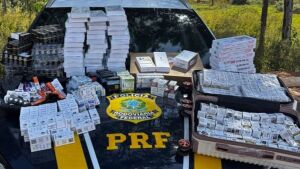 Em Coxim, casal é preso com mais de 1,6 mil medicamentos emagrecedores e anabolizantes 