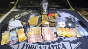 Polícia Militar em Coxim apreende drogas e prende mulheres por tráfico 