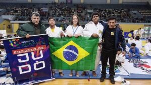 Atletas do Instituto Inovando levam Coxim ao pódio internacional com cinco medalhas na Argentina