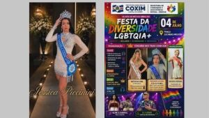 Jéssica Piccinini encerra reinado com representatividade e Concurso Miss Trans Coxinense se prepara para eleger nova representante 