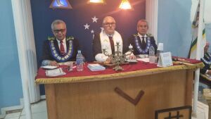 Loja Maçônica Vigilantes do Taquari em Coxim reconduz Venerável Mestre para a gestão 2026/2027