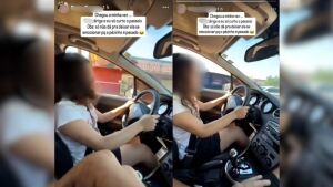 Pai filma e publica criança dirigindo em MS 