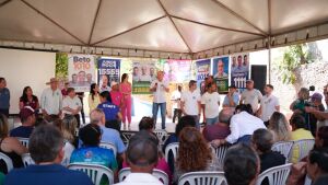 Em Coxim, Junior Mochi inaugura comitê e celebra uma história construída com vínculos e compromisso público