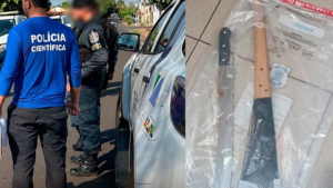 Homem avança com dois facões contra policiais e morre em MS