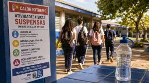 Calor extremo faz Estado suspender atividades físicas nas escolas de MS