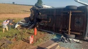 Acidente com van da saúde deixa 3 mortos e 7 feridos na BR-163 em MS 