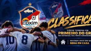 Coxim lidera grupo e garante decisão em casa nas quartas do Sul-Mato-Grossense Sub-17