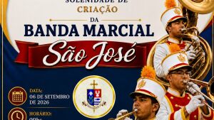 Paróquia Catedral São José lança banda marcial e abre espaço para novos talentos em Coxim