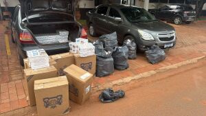 Polícia Militar prende três homens e apreende 800 maços de cigarros contrabandeados em Rio Verde