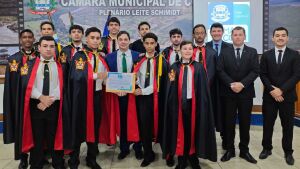 Capítulo Guardiões da Natureza da Ordem DeMolay de Coxim recebe Moção de Congratulação por indicação do vereador Johnny Guerra Gai 