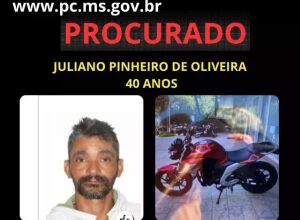 Polícia pede ajuda para encontrar homem que matou companheira com golpe de facão no pescoço em MS 