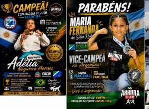 Academia Arruda Team de Coxim supera desafios e conquista t&iacute;tulos internacionais na Copa Jud&ocirc; Hacoaj na Argentina 