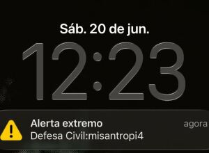 Misantropia: Defesa Civil emite alerta sonoro em celulares de moradores de MS; &oacute;rg&atilde;o fala em poss&iacute;vel ataque hacker