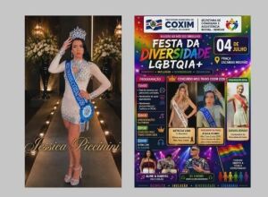 J&eacute;ssica Piccinini encerra reinado com representatividade e Concurso Miss Trans Coxinense se prepara para eleger nova representante 