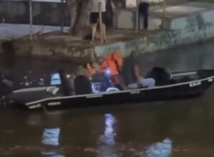 Bombeiros buscam homem que desapareceu nas &aacute;guas do Rio Taquari em Coxim 