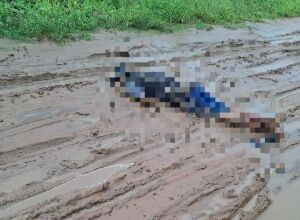 Homem &eacute; encontrado morto em rua do bairro Santo Andr&eacute; em Coxim