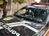 Viatura da Polícia Civil em frente ao local onde a vítima morreu. Foto: Sidney Assis