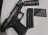 Pistola apreendida em Pedro Gomes. Foto: Divulgação Assessoria Comunicação Social 5º BPM  
