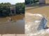Ponte e caminhão caíram no Rio Taquari em Coxim. Foto: Produção vídeo rede social 