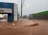 Região da Cohab, em Rio Verde do Mato Grosso, durante a chuva desta sexta-feira. Foto: Direto das Ruas