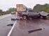Local onde ocorreu o acidente na BR-163. Foto: Veja Folha