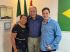 Vereadora Lúcia da AAVC, deputado federal Dr. Luiz Ovando e o vereador Johnny Guerra Gai. Foto: Divulgação