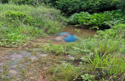 Corpo de homem concretado é localizado dentro de tambor, em córrego de MS