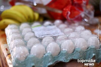 Cartela de ovo já é encontrada a quase 20 reais nos mercados de MS 