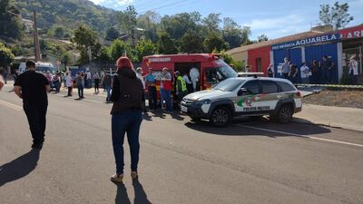 Segundo a Polícia Civil, o suspeito tem 18 anos.