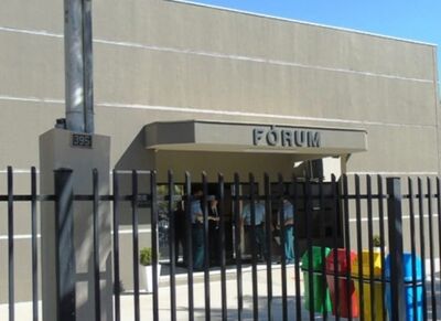 Sede do Fórum de Pedro Gomes/MS. 