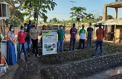 Agentes Ambientais do Taquari participam do curso de cultivo orgânico de hortaliças