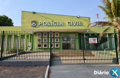 Sede da Polícia Civil em Coxim. 