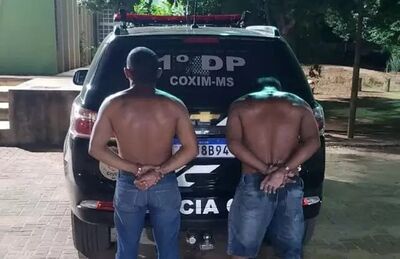 Irmãos presos em Coxim
