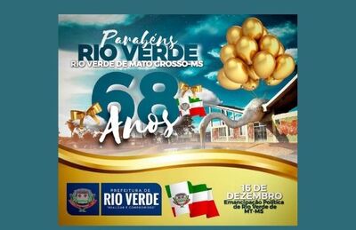 Rio Verde de MT-MS, 68 anos de história. 