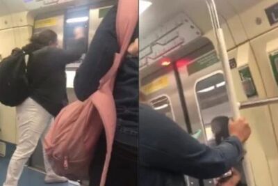 Briga teve início após a profissional da saúde se sentir desrespeitada pela falta de máscara da passageira.