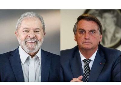 Bolsonaro e Lula são favoritos na disputa presidencial. Foto: Ricardo Stucker/Instituto Lula/Flickr/ Alan Santos/PR