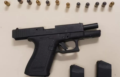 Arma apreendida que pode ter sido usada para matar homem de 52 anos em Franca, SP.