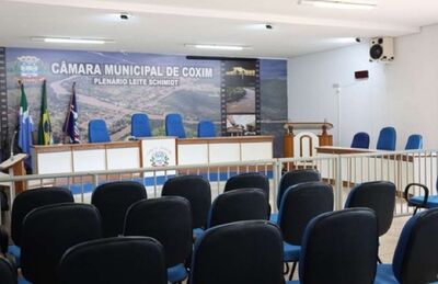 Plenário da Câmara Municipal de Coxim